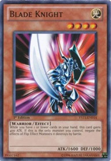 Blade Knight Starter Deck: Dawn of the Xyz Yu-Gi-Oh! card