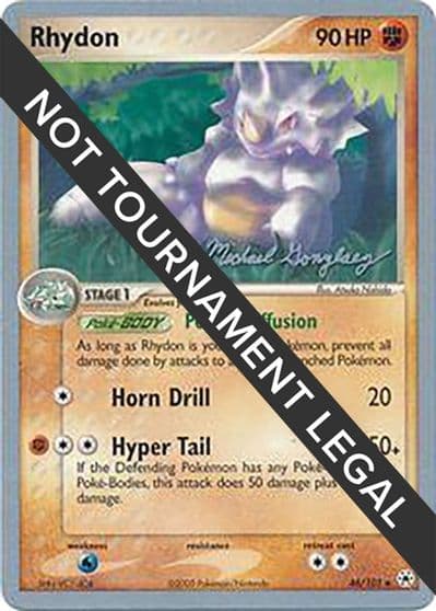 Rhydon - 2005 (Michael Gonzalez) World Championship Decks Pokemon card