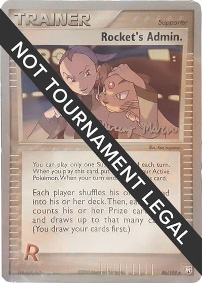 Rocket's Admin. - 2005 (Jeremy Moran) World Championship Decks Pokemon card