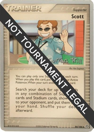 Scott - 2005 (Curran Hill) World Championship Decks Pokemon card