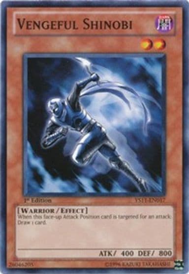 Vengeful Shinobi Starter Deck: Dawn of the Xyz Yu-Gi-Oh! card