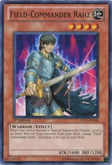 Field Commander Rahz Starter Deck: Dawn of the Xyz Yu-Gi-Oh! card