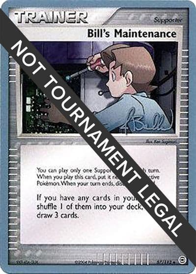 Bill's Maintenance - 2006 (Jimmy Ballard) World Championship Decks Pokemon card