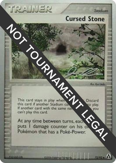 Cursed Stone - 2006 (Jason Klaczynski) World Championship Decks Pokemon card