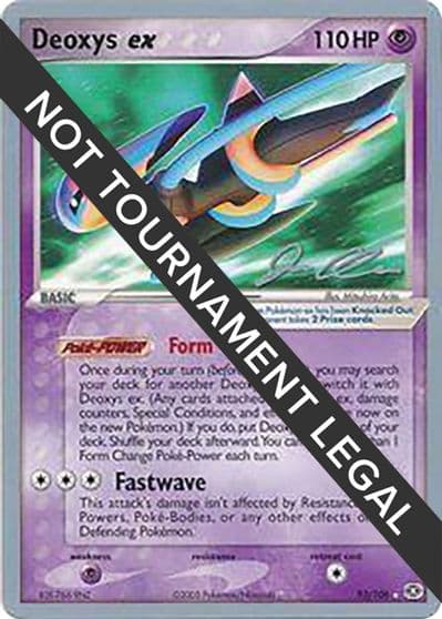 Deoxys ex - 2006 (Jason Klaczynski) World Championship Decks Pokemon card