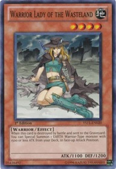 Warrior Lady of the Wasteland Starter Deck: Dawn of the Xyz Yu-Gi-Oh! card