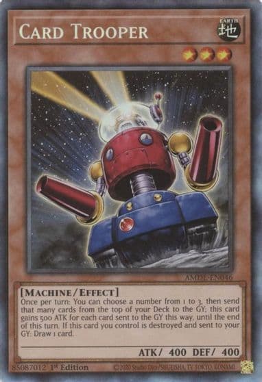 Card Trooper CR Amazing Defenders Yu-Gi-Oh! card