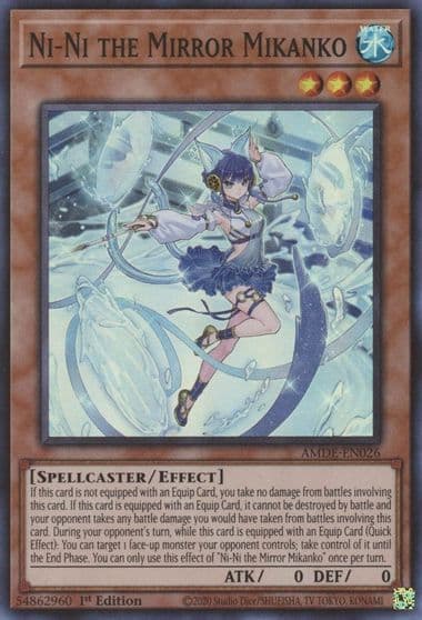 Ni Ni the Mirror Mikanko Amazing Defenders Yu-Gi-Oh! card