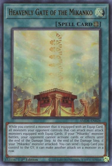 Heavenly Gate of the Mikanko Amazing Defenders Yu-Gi-Oh! card