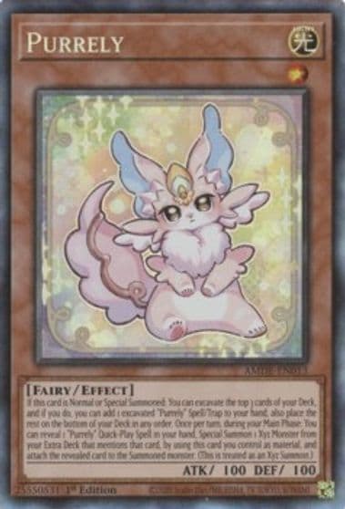 Purrely CR Amazing Defenders Yu-Gi-Oh! card