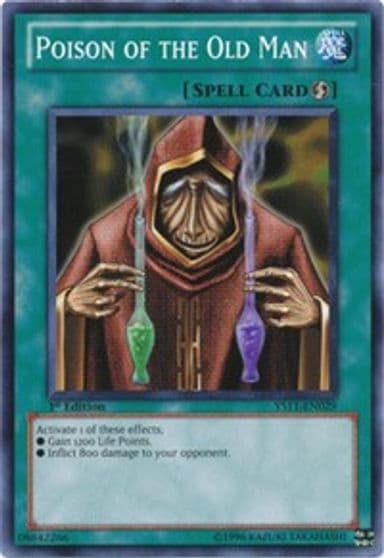 Poison of the Old Man Starter Deck: Dawn of the Xyz Yu-Gi-Oh! card