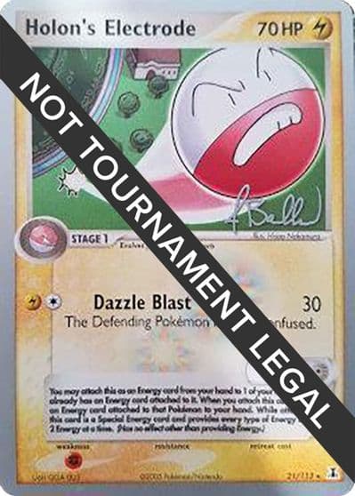 Holon's Electrode - 2006 (Jimmy Ballard) World Championship Decks Pokemon card