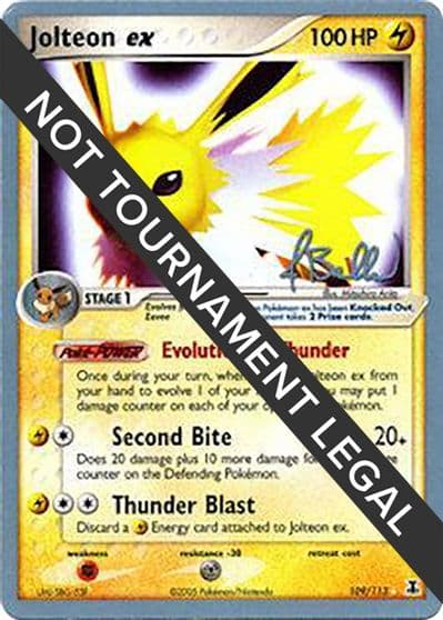 Jolteon ex - 2006 (Jimmy Ballard) World Championship Decks Pokemon card