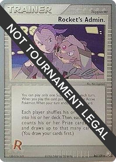 Rocket's Admin. - 2006 (Jason Klaczynski) World Championship Decks Pokemon card