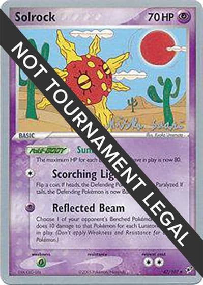 Solrock (47) - 2006 (Miska Saari) World Championship Decks Pokemon card