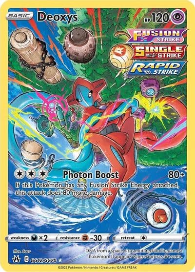Deoxys SWSH: Crown Zenith: Galarian Gallery Pokemon card