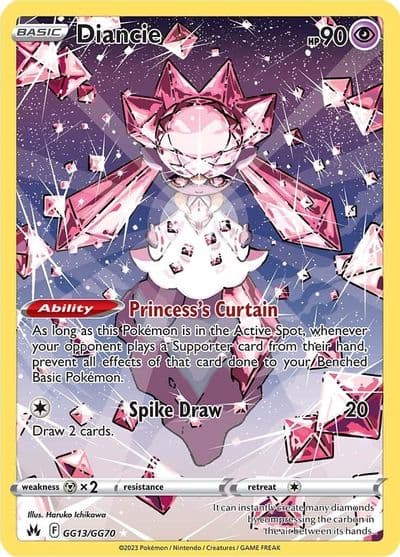 Diancie SWSH: Crown Zenith: Galarian Gallery Pokemon card
