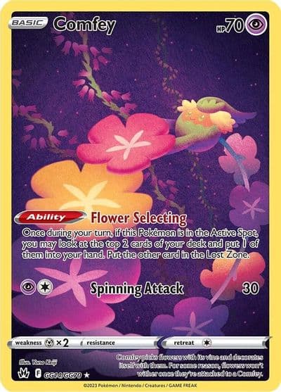 Comfey SWSH: Crown Zenith: Galarian Gallery Pokemon card
