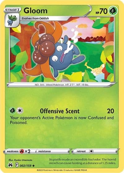 Gloom SWSH: Crown Zenith Pokemon card