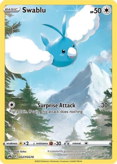 Swablu SWSH: Crown Zenith: Galarian Gallery Pokemon card