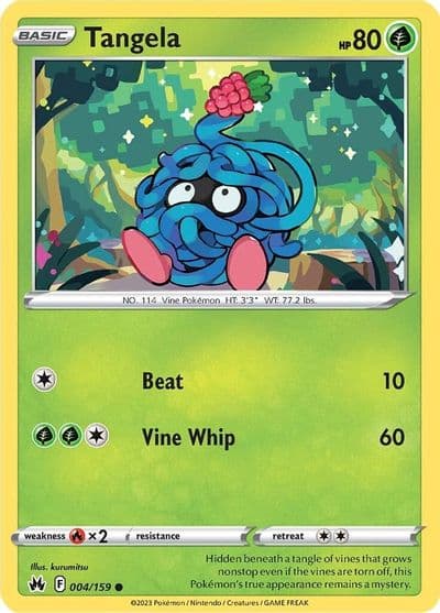Tangela SWSH: Crown Zenith Pokemon card
