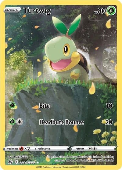 Turtwig SWSH: Crown Zenith: Galarian Gallery Pokemon card