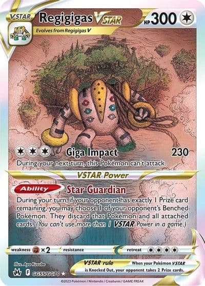 Regigigas VSTAR SWSH: Crown Zenith: Galarian Gallery Pokemon card