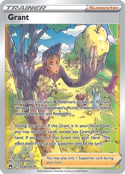 Grant SWSH: Crown Zenith: Galarian Gallery Pokemon card