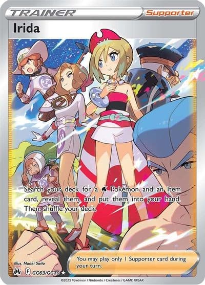 Irida SWSH: Crown Zenith: Galarian Gallery Pokemon card