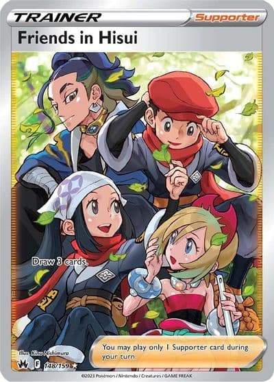 Friends in Hisui (Full Art) SWSH: Crown Zenith Pokemon card