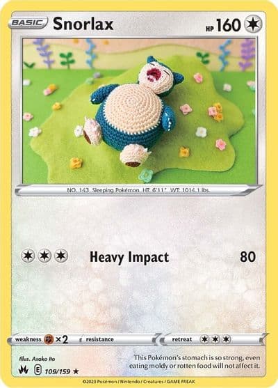 Snorlax SWSH: Crown Zenith Pokemon card