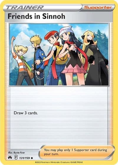 Friends in Sinnoh SWSH: Crown Zenith Pokemon card