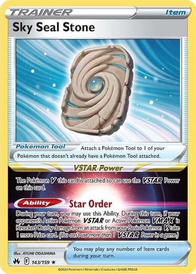 Sky Seal Stone SWSH: Crown Zenith Pokemon card