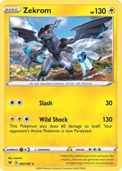 Zekrom (Cosmos Holo) Miscellaneous Cards & Products Pokemon card