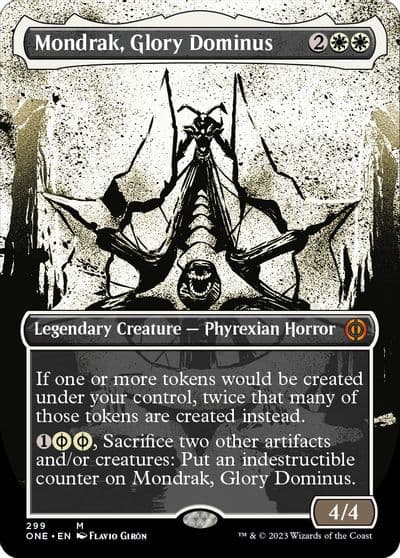 Mondrak Glory Dominus Showcase Phyrexia: All Will Be One Magic card