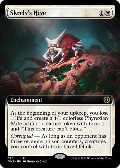 Skrelvs Hive Extended Art Phyrexia: All Will Be One Magic card
