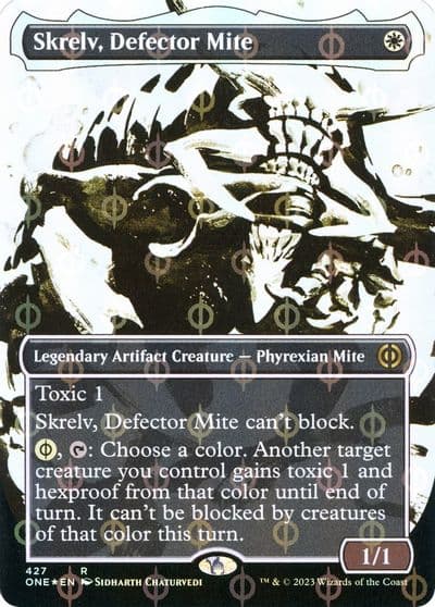 Skrelv Defector Mite Showcase Step and Compleat Foil Phyrexia: All Will Be One Magic card