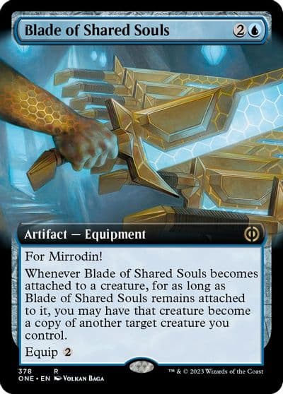 Blade of Shared Souls Extended Art Phyrexia: All Will Be One Magic card