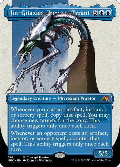 Jin Gitaxias Progress Tyrant Concept Praetor Step And Compleat Foil Phyrexia: All Will Be One Magic card