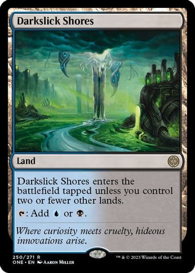 Darkslick Shores Phyrexia: All Will Be One Magic card