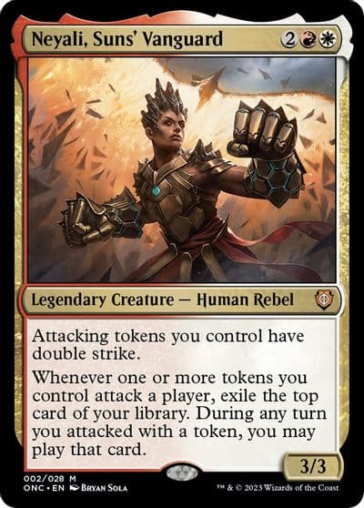 Neyali Suns Vanguard Commander: Phyrexia: All Will Be One Magic card
