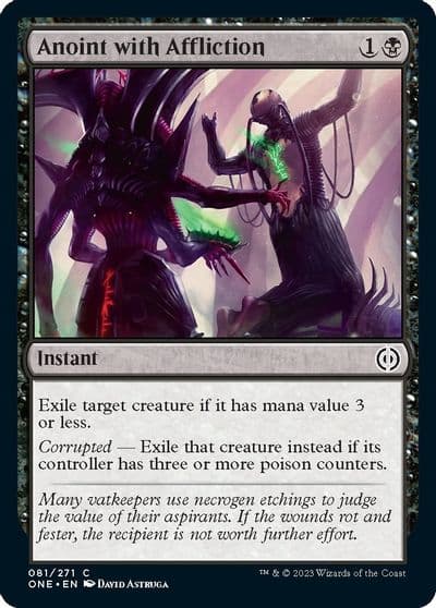 Anoint with Affliction Phyrexia: All Will Be One Magic card