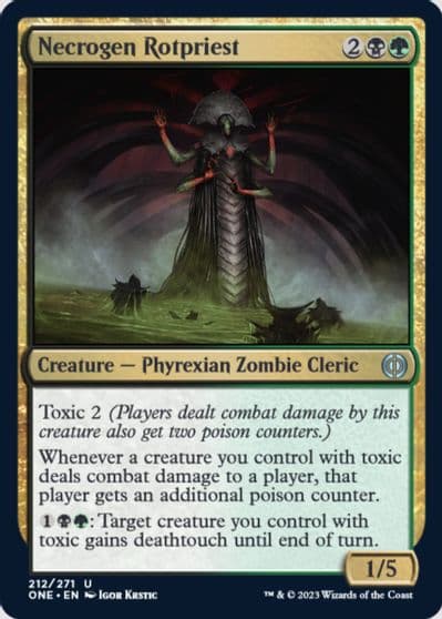 Necrogen Rotpriest Phyrexia: All Will Be One Magic card