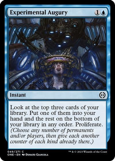 Experimental Augury Phyrexia: All Will Be One Magic card