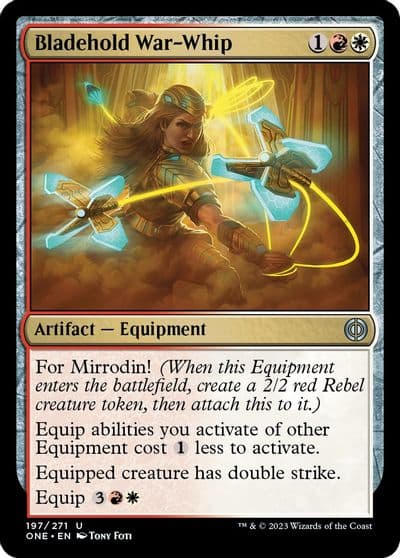 Bladehold War Whip Phyrexia: All Will Be One Magic card