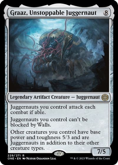 Graaz Unstoppable Juggernaut Phyrexia: All Will Be One Magic card