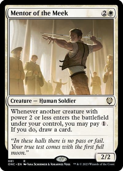 Mentor of the Meek Commander: Phyrexia: All Will Be One Magic card