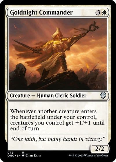 Goldnight Commander Commander: Phyrexia: All Will Be One Magic card