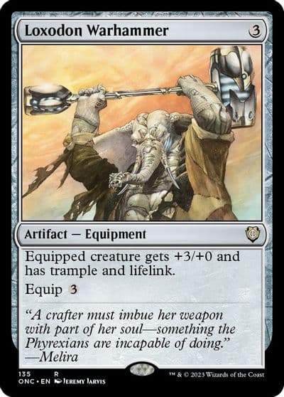 Loxodon Warhammer Commander: Phyrexia: All Will Be One Magic card