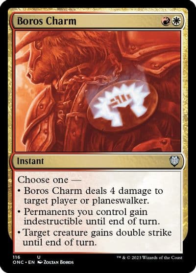 Boros Charm Commander: Phyrexia: All Will Be One Magic card